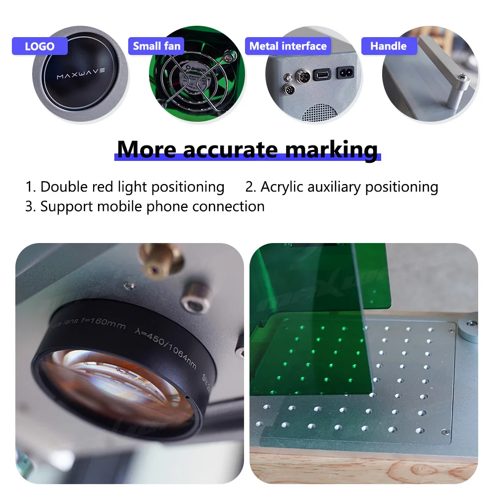 F25CA Laser Engraving Tool Maxwave Factory Direct Sale Customizable Multiple Marking Sizes Positive Customer Feedback