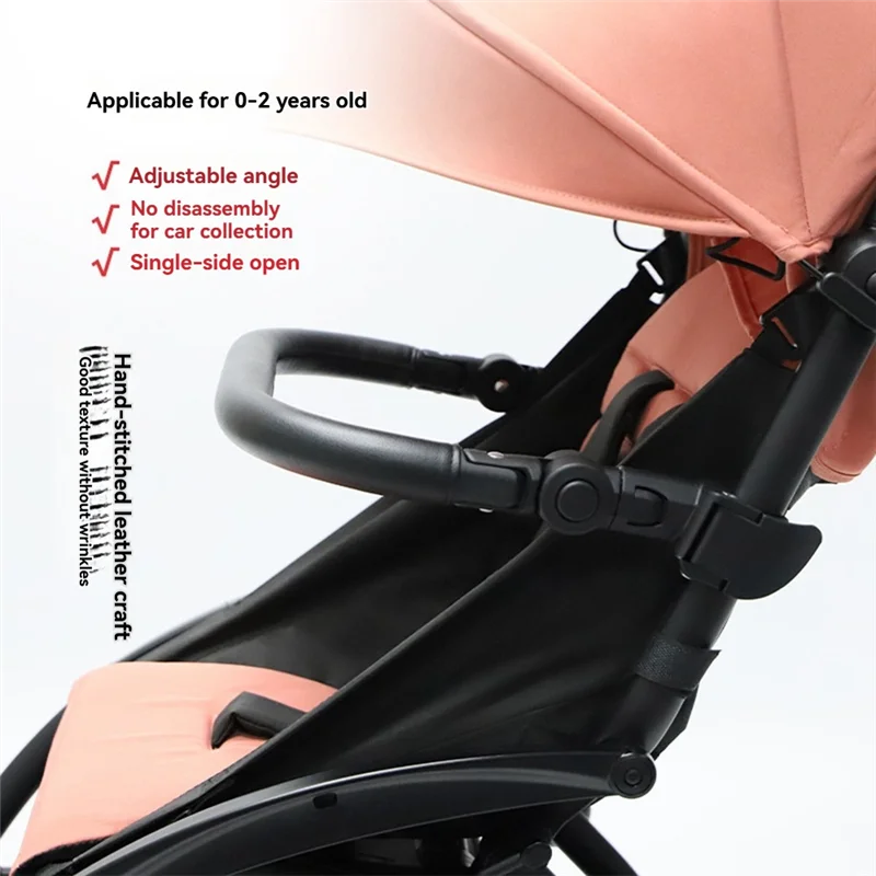 

BEDW-Stroller Bumper Bar Armrest Stroller Accessories Adjustable Handlebar For YOYO/YOYA Baby Pushchair