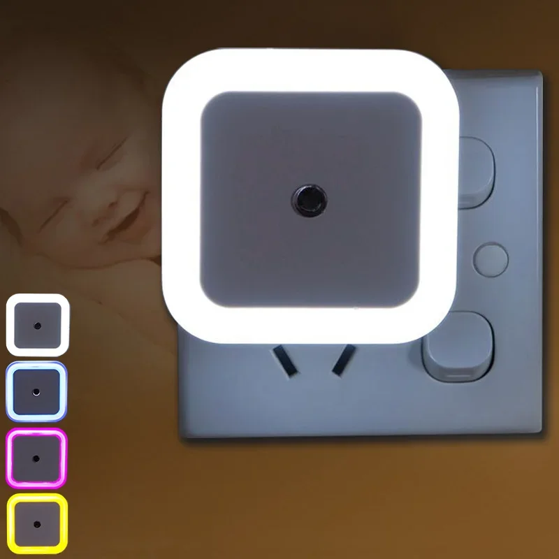 Mini LED Night Light Wireless Sensor Lamp for Children Bedroom, EU US Plug