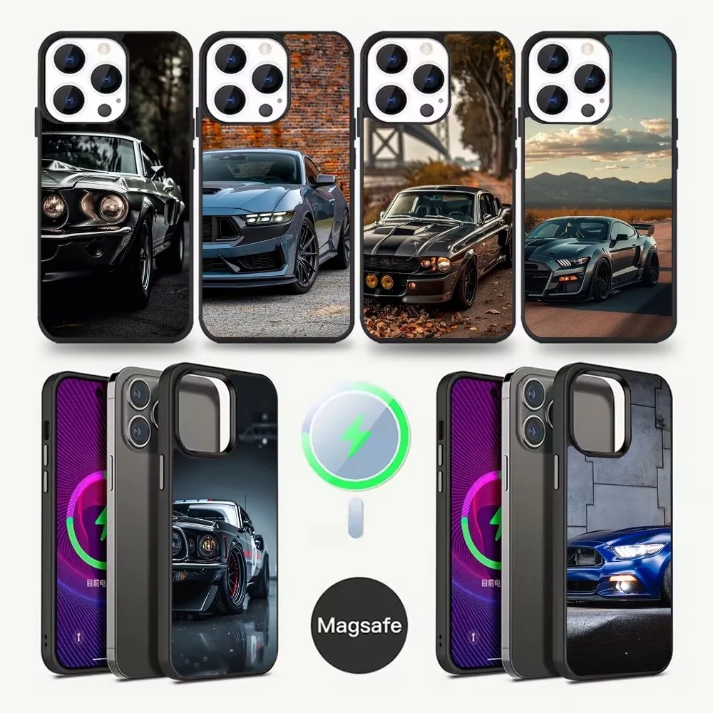 

Classic Racing M-Mustang Phone Case For iPhone 16,15,14,13,12,11,Pro,Max,Plus,Mini,Magsafe,Magnetic Wireless Charging Case