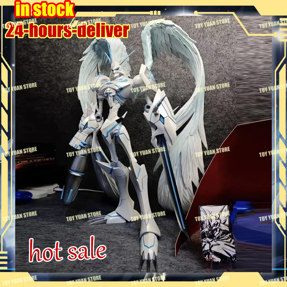 

IN STOCK Digimon Illustrated Omegamon Mercy Form GK Anime Action Figure PVC Statue Collection Second Anime Model Toys Gifts