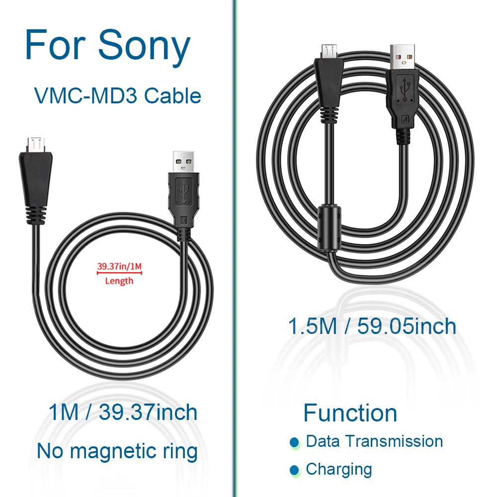 VMC-MD3 USB ケーブル ソニー DSC-W570 DSC-W580 DSC-WX9 WX10 WX30 VMC-MD3 USB ケーブル ソニー DSC-W570 DSC-W580 DSC-WX9 WX10 WX30
