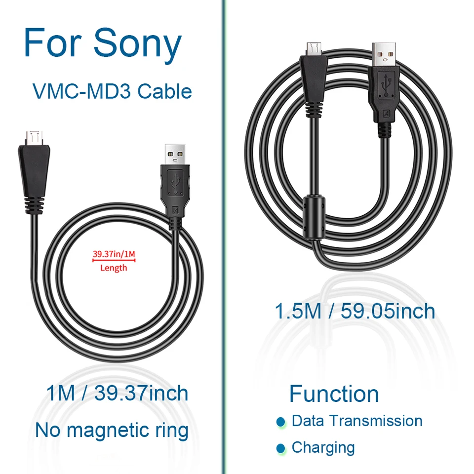 VMC-MD3 USB ケーブル ソニー DSC-W570 DSC-W580 DSC-WX9 WX10 WX30