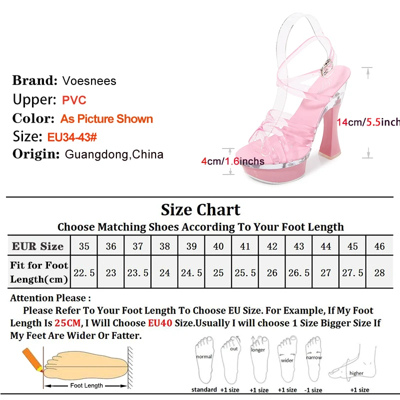 Sexy Narrow-band High Heels 2024 New Fashion Pole Dance Shoes Fashion Cross-Strap Party Dress Shoes 14CM Summer Platform Sandals