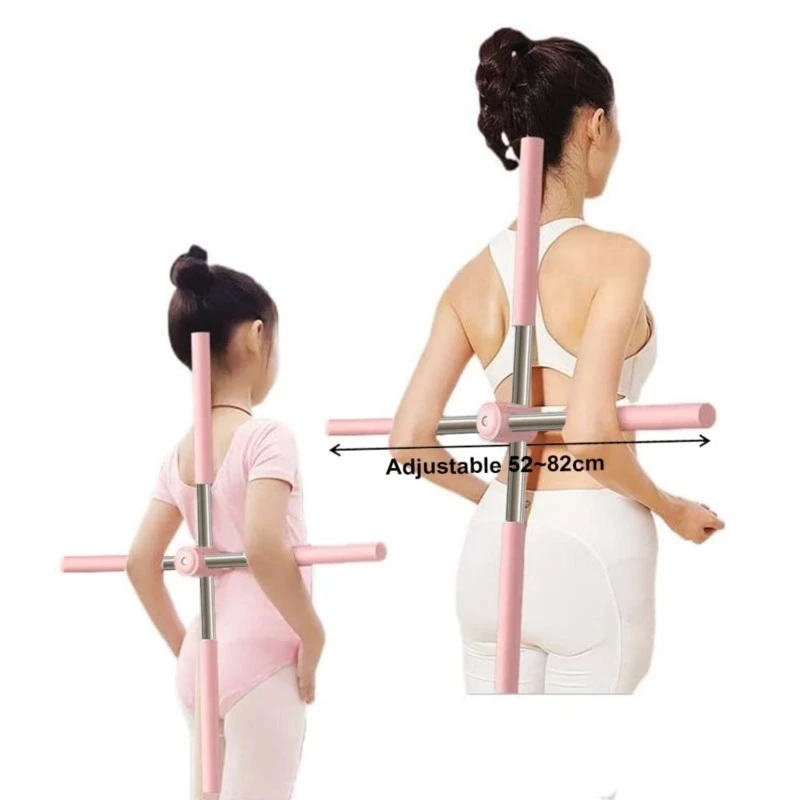 LBB Corrective Body Plasticity Shoulder Back Shape Open Back Stick Body Building Yoga Stick hunchback corrector cross stick