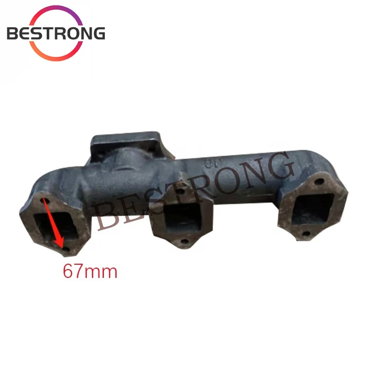 TY395I.10-2 Exhaust Manifold For JIANGDONG TY395 Diesel Engine Parts