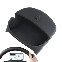 Scatola di immagazzinaggio degli occhiali del supporto del telefono cellulare del volante dell'automobile per Tesla Model 3 Highland 2024 accessori interni dell'automobile