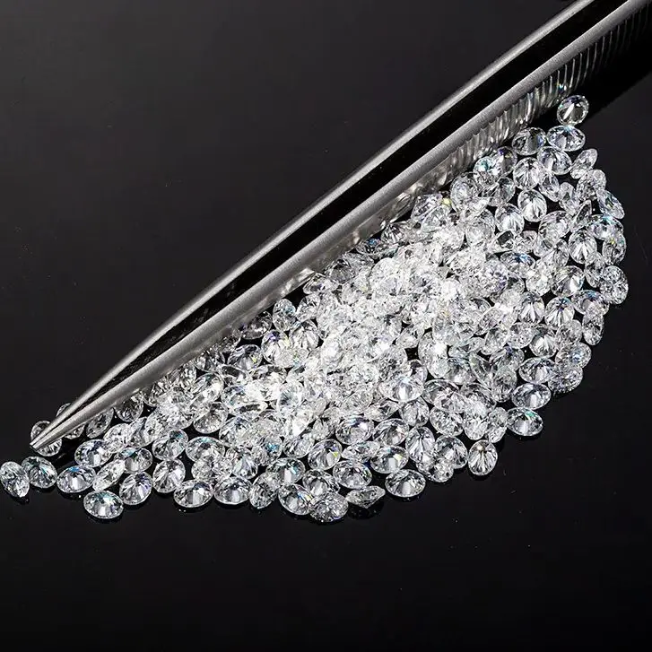 Mini Size 10pcs White Oval Cut Moissanite D VVS1 With GRA Certificated Pass Diamond Tester Pen II for Rings Makingemtone Factory