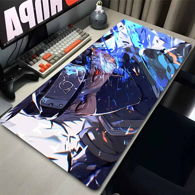 Mouse Pad Non-Slip Rubber mousepads Game player notebook computer Pad table mat PC carpet N-NARUTOS Hatake Kakashi Mousepad XXL