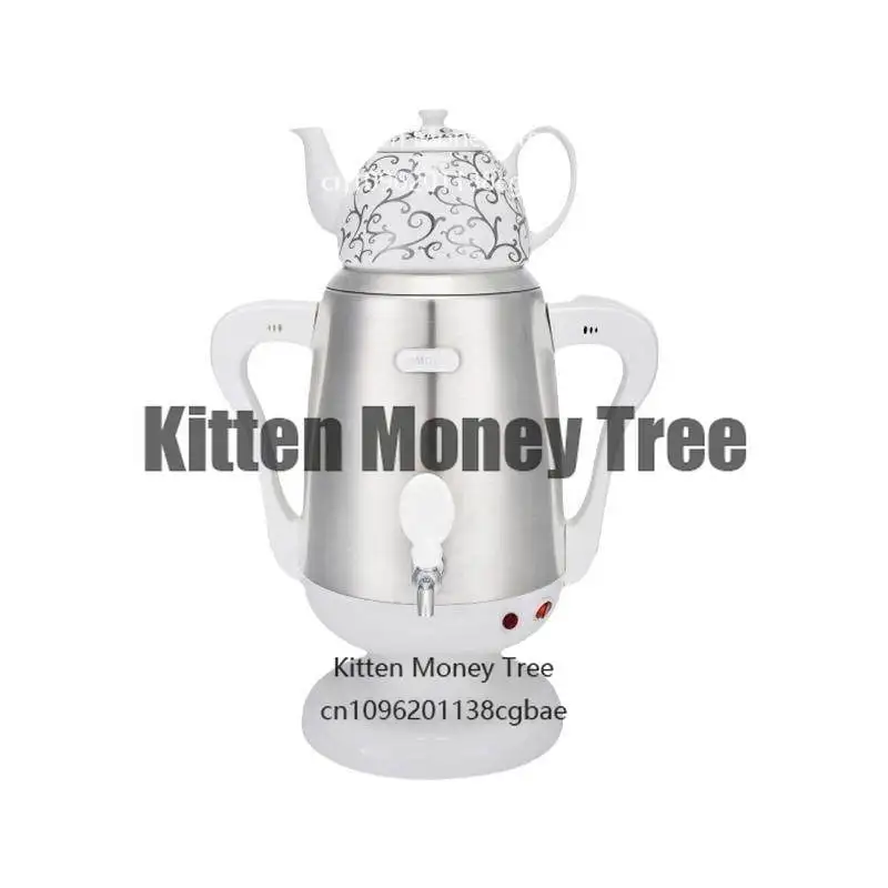 

Household double-layer tea-making electric kettle, stainless steel kettle