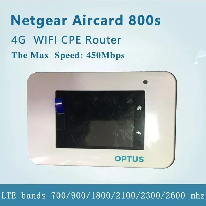 UNLOCKED Netgear Aircard AC800S 4G LTE 450mbps Mobile Hotspot WiFi Router (used 97%new no box)