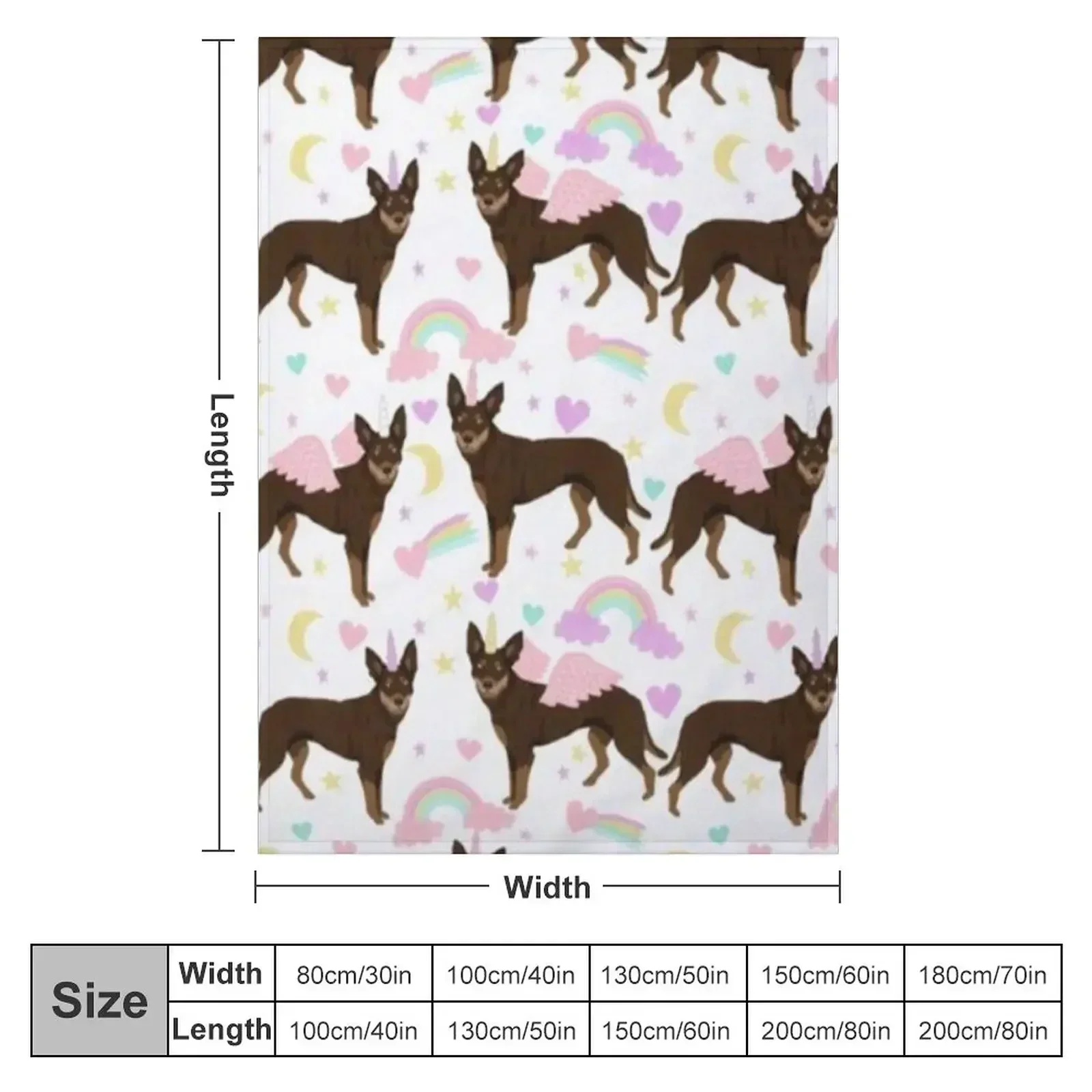 KELPIE Throw Blanket Decoratives Picnic Baby Designers Soft Plaid Cute Blankets