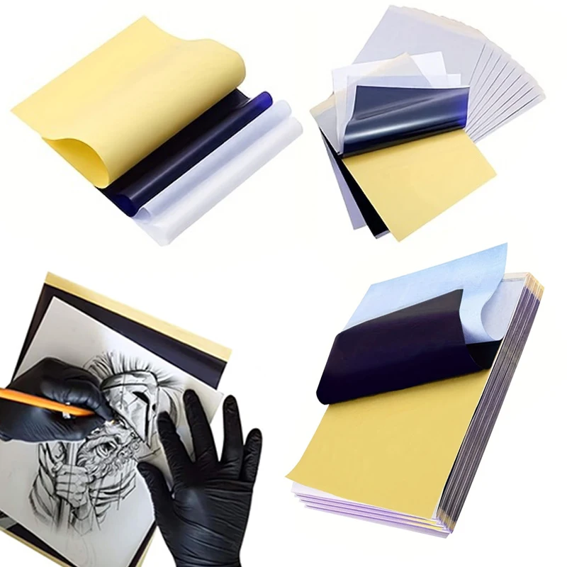 40Sheets/Pack Tattoo Transfer Paper DIY Body Art Thermal Stencil Transfer Copy Paper for Tattoo Transfer Machine Accessories ZYF