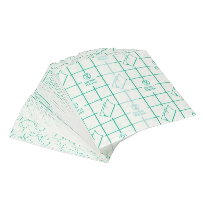 

100Pcs Adhesive Waterproof Bandage Cover Clear Disposable Transparent Stretch Film Dressing