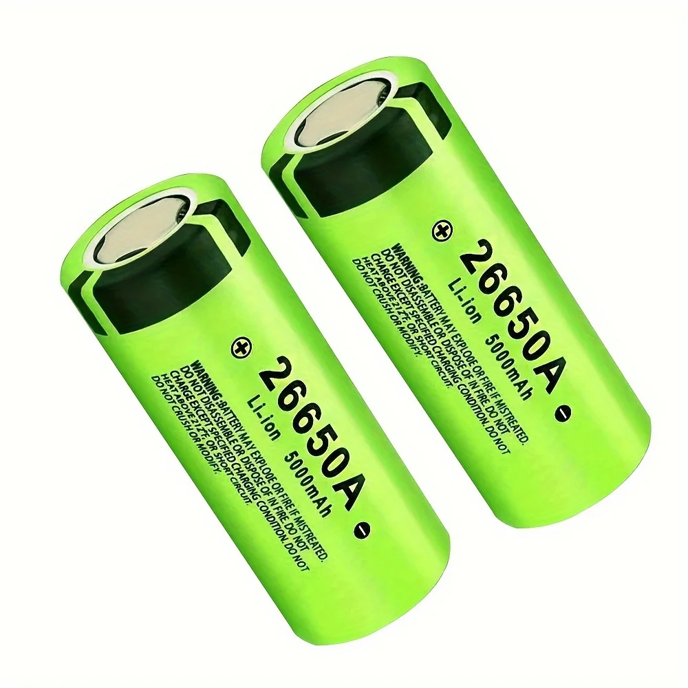 

8pcs Original high quality 26650A batteries 5000mAh 3.7V 20A lithium-ion rechargeable battery 26650A for flashlight battery