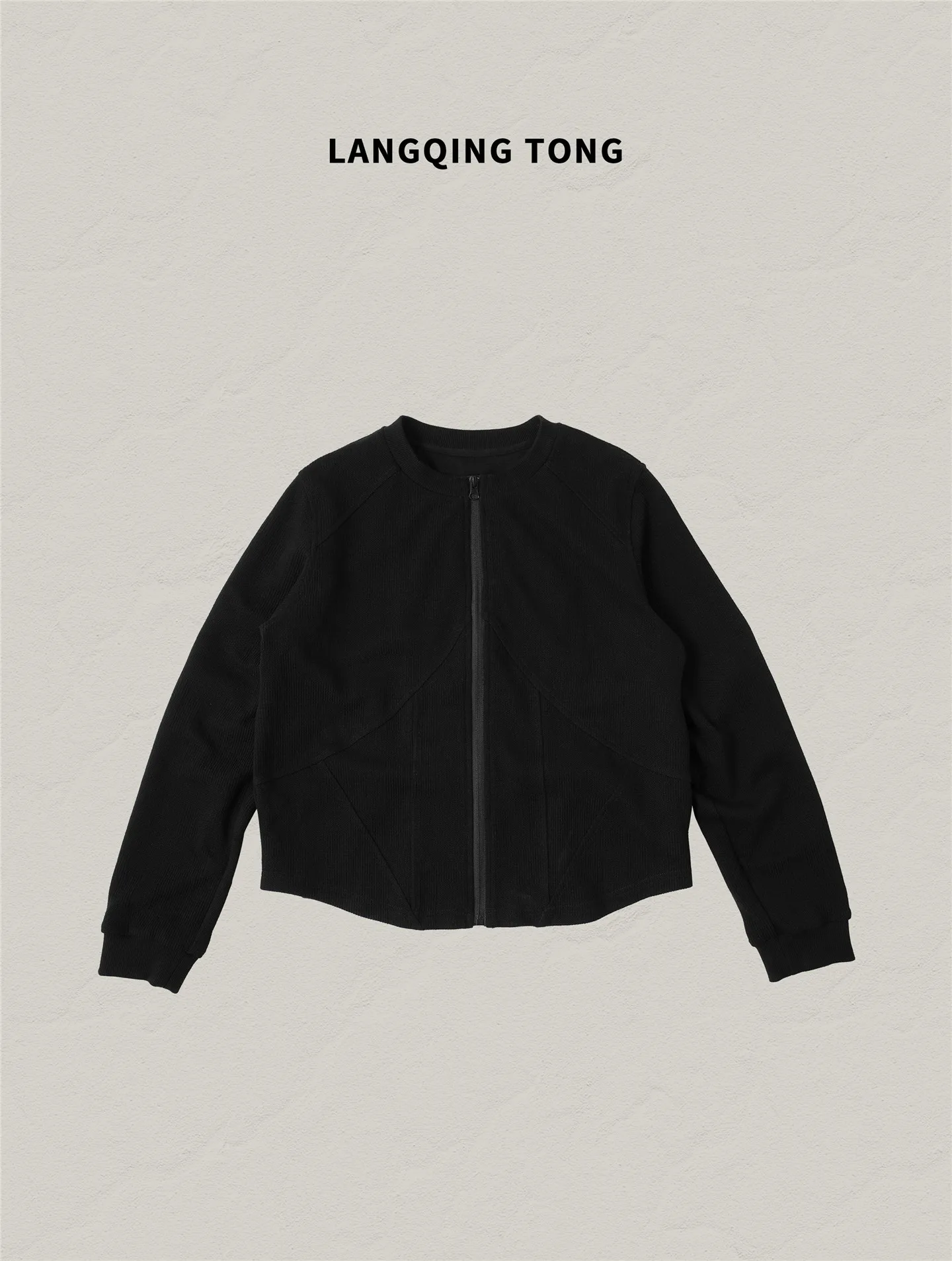 

Bla Casual ort Jaet Women's Spring Autumn Wear Long Sve Open Cardigan Top Stand Fit Cotton Blend Elastic Fiber