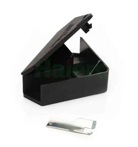 

6pcs Reusable Triangle Mouse Stations Heavy Duty Tamper Proof Metal Key Lock Plastic Rat Indoor Outdoor Use Boxes For Small Mice