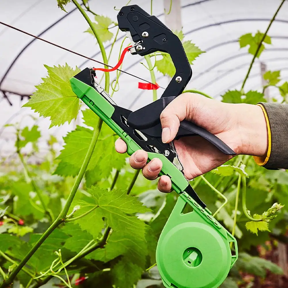 Garden Hand Tying Machine Plant Lightweight Garden Tools Plant Tape Tool For Vegetables Grapes Tomatoes Cucumbers Garden