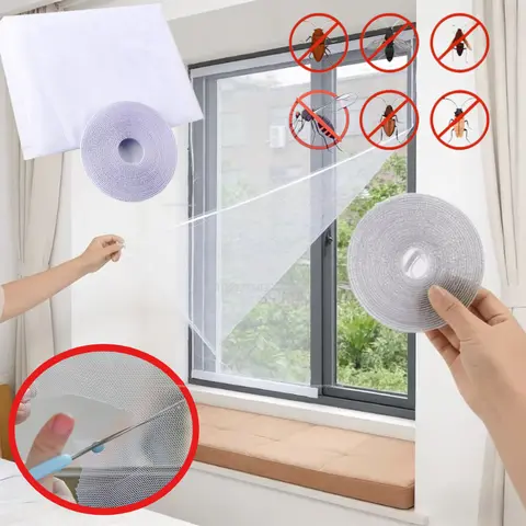 Anti Mosquito Net Indoor Insect Net Anti Mosquito Window Protector Tulle Curtain Door Curtains Nets Home Textile Garden