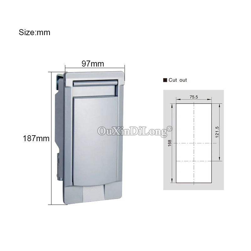 1Piece Industrial Equipment Locks Distribution Box Lock Control Cabinet Switch Electric Cabinet Door Locks Box Transformer Lock