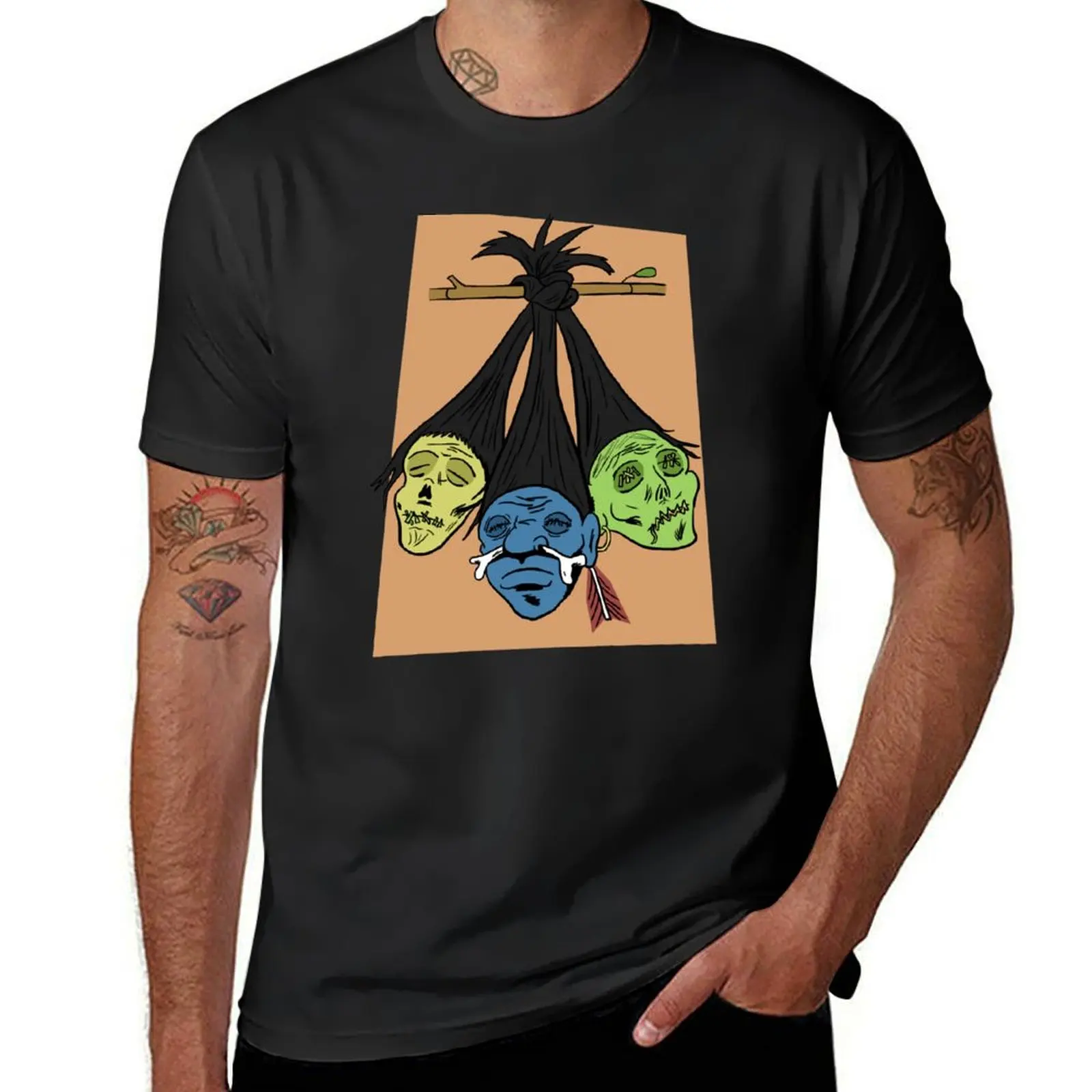 Shrunken Heads T-Shirt plain Short sleeve tee tees heavyweight t shirts for men