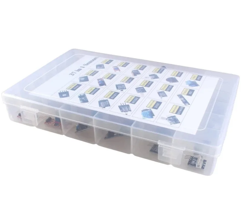 37 in 1 Sensors Modules Starter Kit Sensor for R3 MEGA2560 Plastic Box