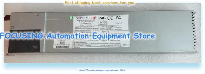 PWS-1K41P-SQ Server GPU Tower Workstation 1400 W redundant