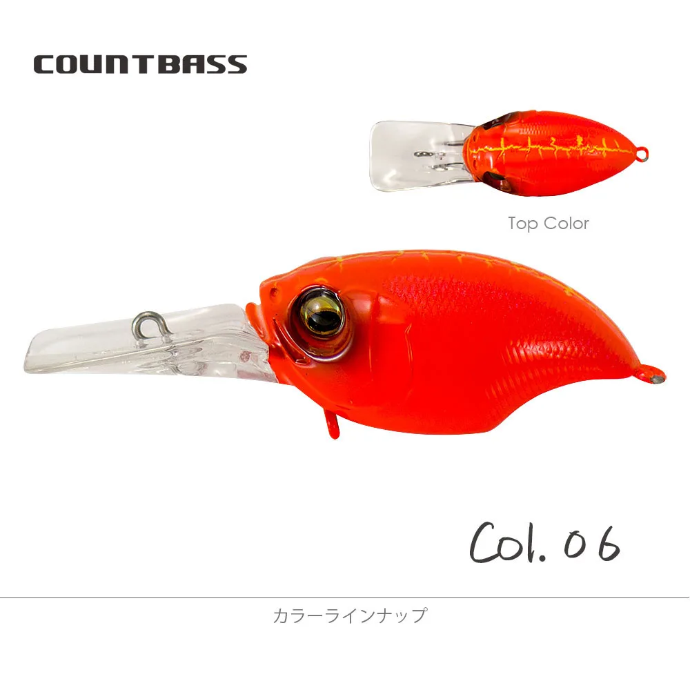 Countbass Wobbler 38 mm 1-1/2 Zoll 43 mm 1-3/4 Zoll 48 mm 1-7/8 Zoll Angelköder Stecker Wobble Fishing Kunststoffköder Wobbler – Detail 31
