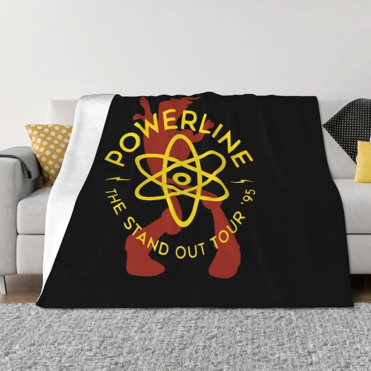 

Powerline Throw Blanket manga Hair Nap Luxury Brand Blankets