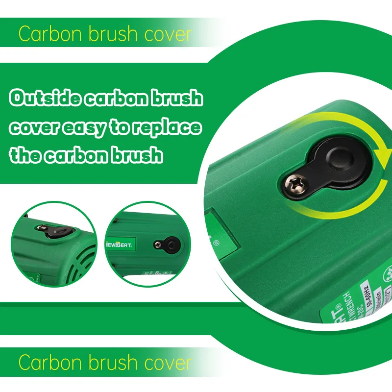 ปืนใหญ่ลมพลังสูง450W NBT-EIW-20C การบำรุงรักษายานยนต์12.7มม. (1/2 ") kunci Pas listrik แรงบิด260NM
