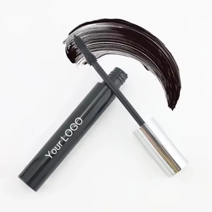 Mascara arricciacapelli con etichetta privata, allungamento spesso, lunga durata, facile da applicare, volume extra impermeabile, macara nero sfuso