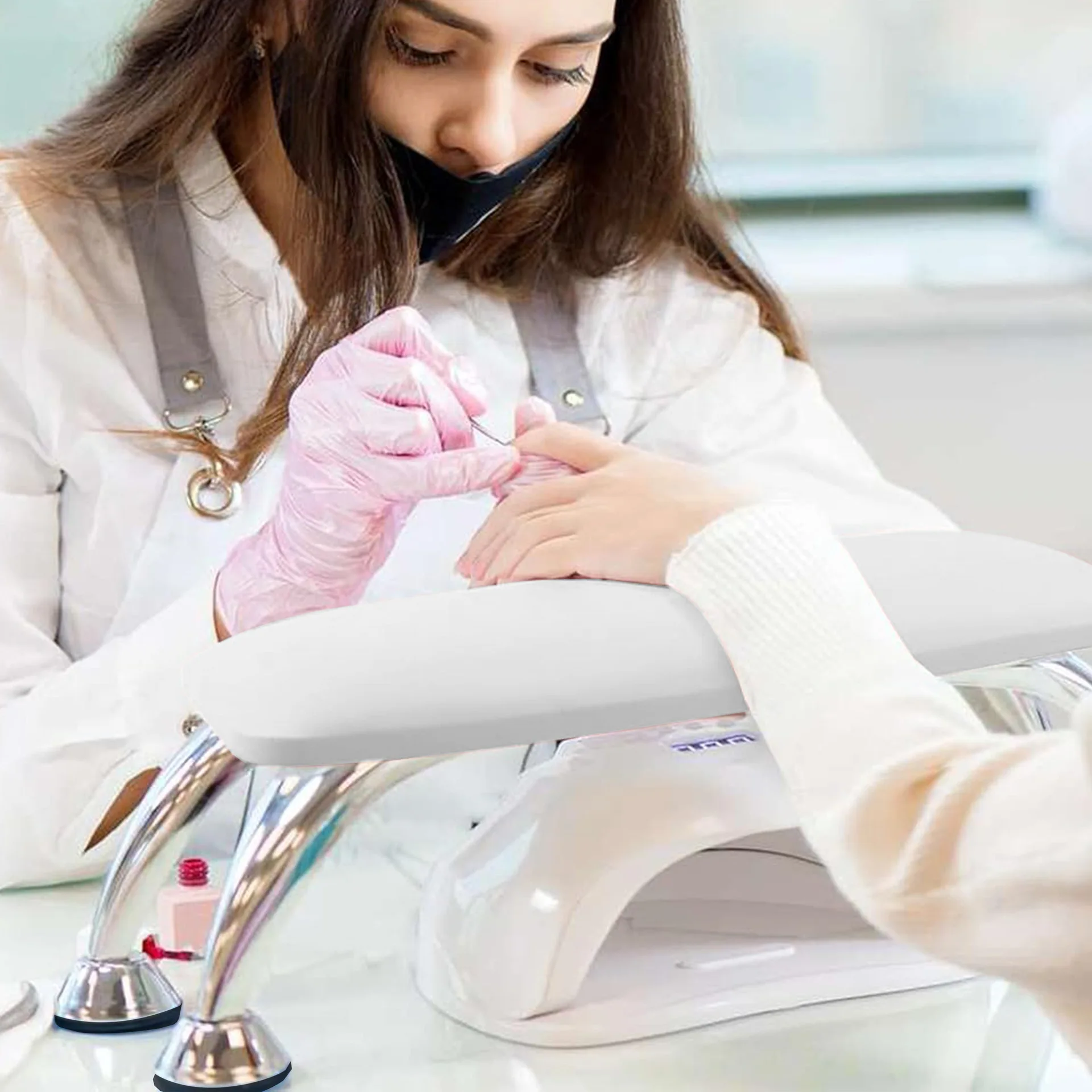 HYS Nail Mat Beauty Salon Special Workbench Hand Pillow Hand Foot Mat Table Mat Pedicure Nail Bracket