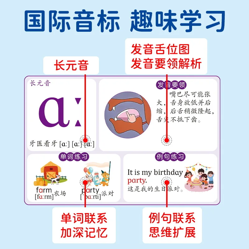 English Vocabulary Audiobook, Synchronized Primary School Classroom, Early Childhood English Education for Children