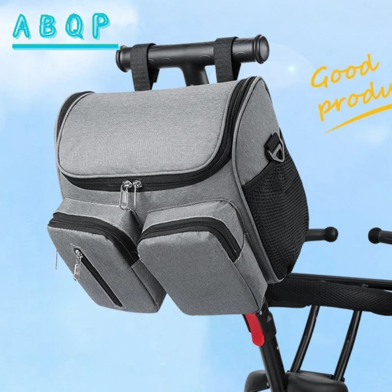 

Baby Stroller Hanging Bag Multifunctional Diaper Storage Bag Large Capacity Lightweight Out-and-out Stroller Diaper Storage Bag
