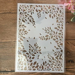 A5 21cm Leaves Layering Stencils Painting Scrapbook Coloring Embossing Album Decorative Template