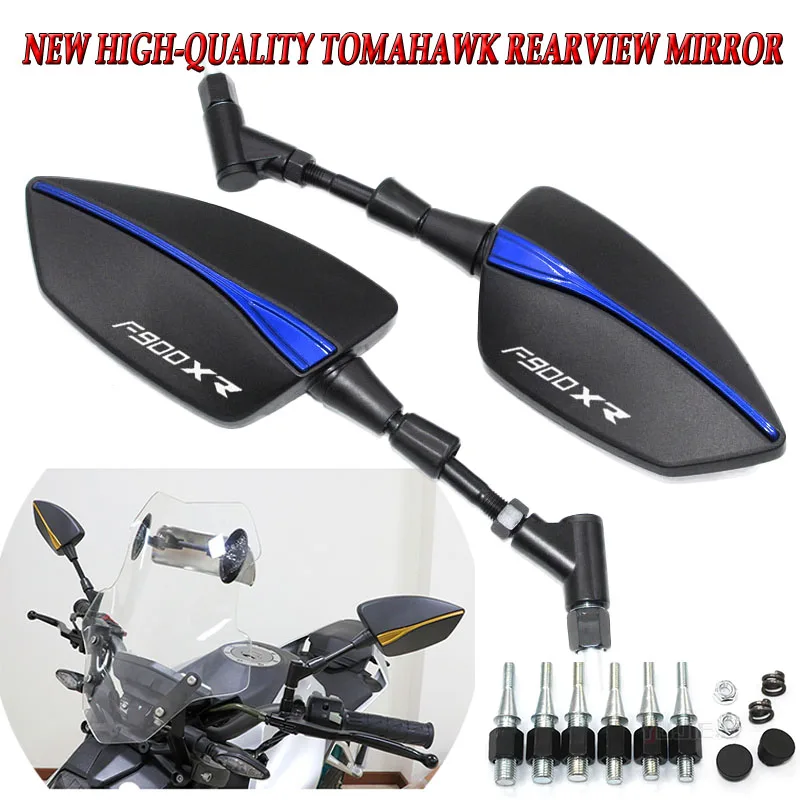 For BMW F900XR Motorcycle Accessories, PremiumRearviewMirrors, side Mirrors,Tomahawk RearviewMirrors, universalRearview Mirrors