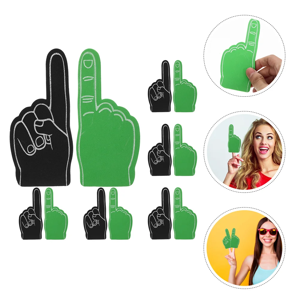 12 Pcs Sports Meeting Accessory Cheerleading Hand Gesture Pointer Foam Fingers Baseball Eva Child