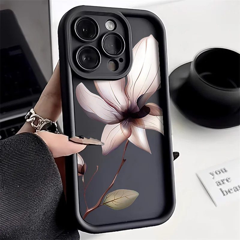 

Роскошный чехол для телефона с цветочным принтом для iPhone 15 Pro Max Чехлы для iPhone 11 12 13 14 15 Plus 16 Pro Max XR X XS 7 8 Чехлы из мягкого ТПУ 2026