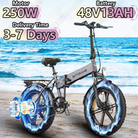 ENGWE EP-2PRO Folding Electric Bicycle 250W Powerful Motor 48V13Ah Lithium Battery E Bike Adult 20*4 Inch Fat Tire Electric Bike