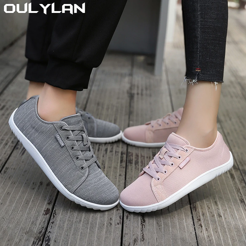 OulylanTennis Walking Shoes Breathable Wide Width Sneakers for Men Women Mens Barefoot Shoes Running Wide Toe Box Shoe