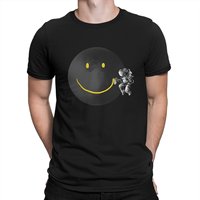 Make A Smile Man's TShirt The Martian Astronaut O Neck Short Sleeve 100% Cotton T Shirt Funny Top Quality Gift Idea