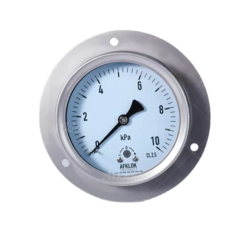 2026 Hot！ Manometer High Quality Precise Measurement SS304 OEM Customizable Multi Purpose Industrial Use Vacuum Pressure