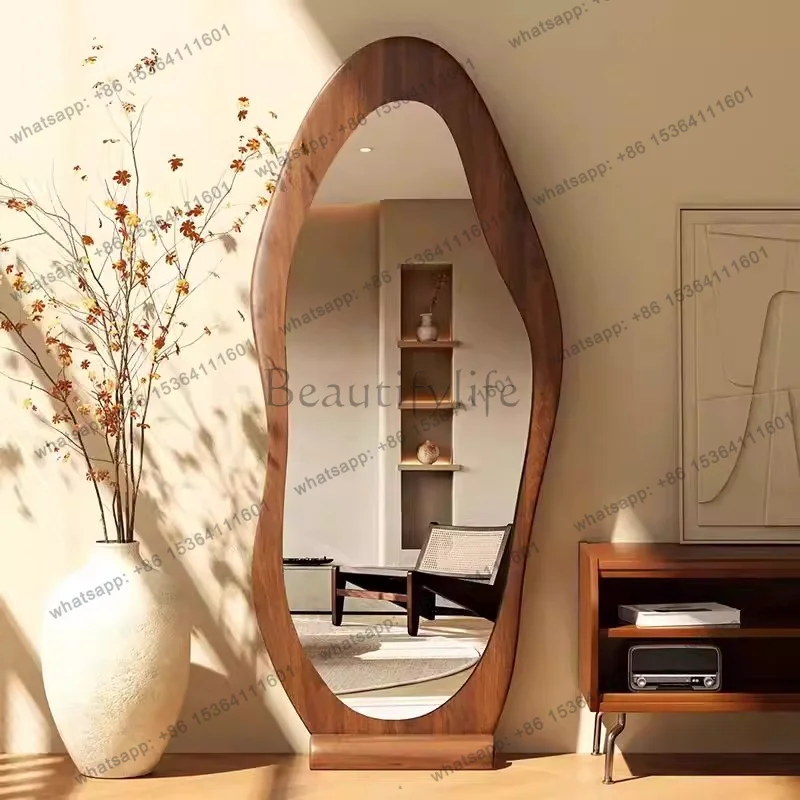 Luxury Standing Decorative Mirror Full Length Interior Decorative Mirror Irregular Living Room Akcesoria