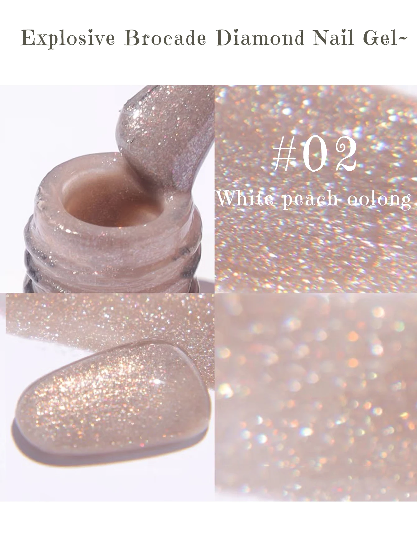 1-3 pièces PSK rose ongles printemps blanc pêche Oolong 3 couleurs série Gel vernis à ongles 2025 jeunesse Super paillettes Nail Art fournitures pour ongles