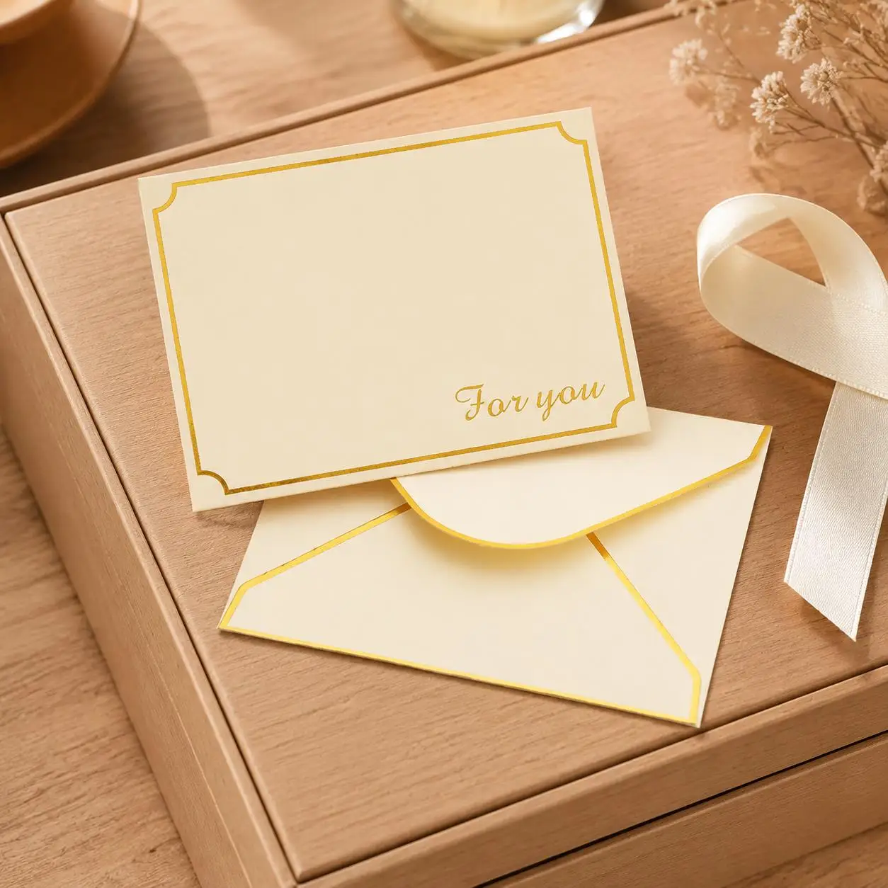 Bulk Pack Gold Hot Stamped Envelopes – Assorted Quantities (5/10/20/40) for Weddings, Parties & Business Correspondence TMZ