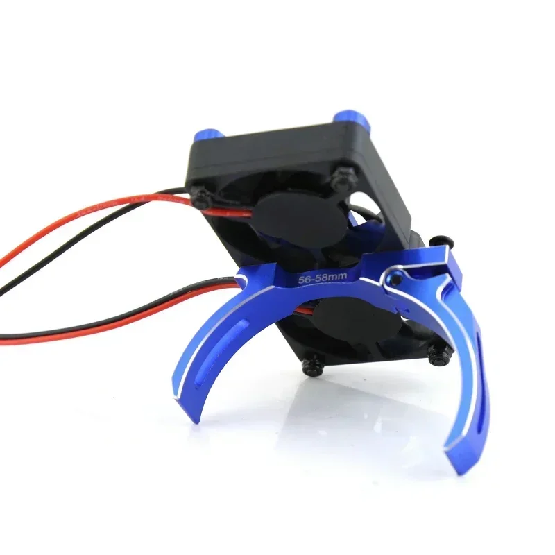 5687 56113 dissipador de calor do motor ventilador de refrigeração duplo dissipador de calor 56-58mm para 1/5 trxs xmaxx xrt arrma kraton peças de atualização