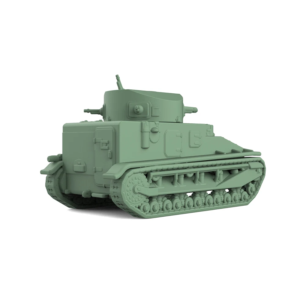 SSMODEL SS577 1/350 1/700 بريطاني فيكرز Mk.I دبابة متوسطة مصغرة نموذج ثابت ألعاب الحرب