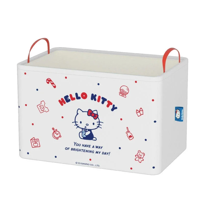 Hello Kitty Cute My Melody Foldable Waterproof Moisture Resistant Jewelry Ornament Large Capacity Sundries Cosmetics Storage Box