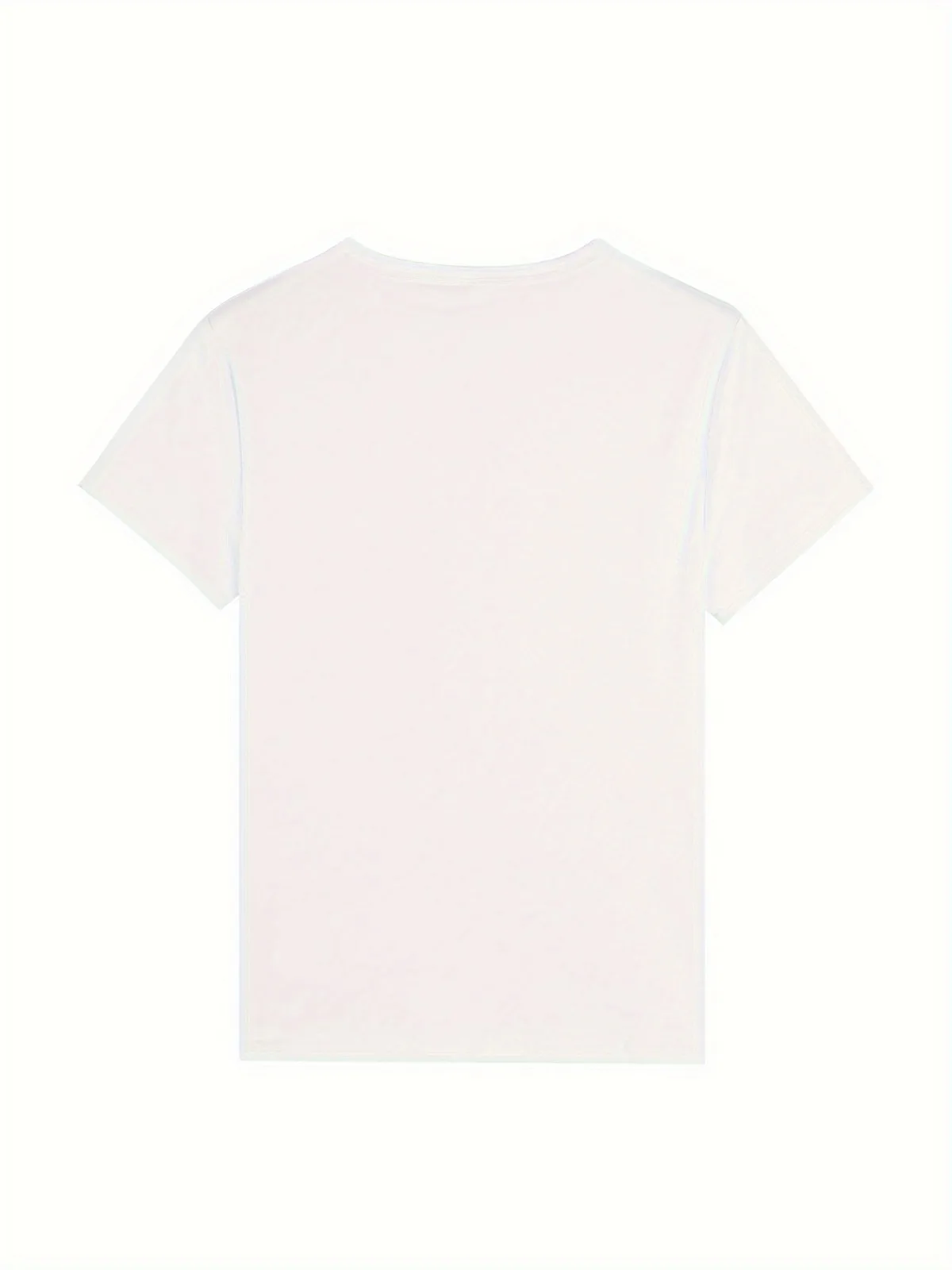 Lente en zomer dames casual puur katoen korte mouwen T-shirt hoge hakken bedrukte ronde hals damestop dameskleding