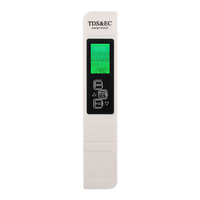 Digital Water Quality Tester TDS EC Meter Range 0-9999 Multifunctional Water Purity Temperature Meter TEMP PPM Tester